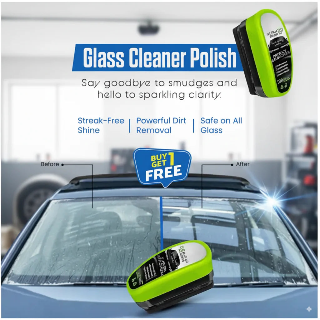 Glass Cleaner Polish (Buy 1 Get 1 Free)