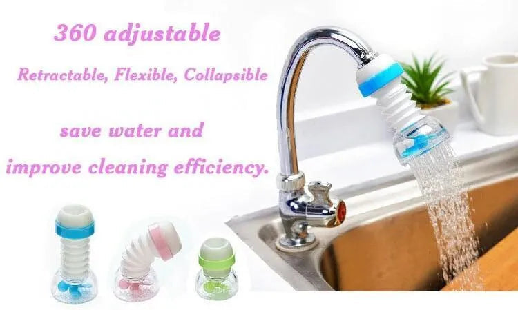 360 Degree Fan Faucet Water Tap Rotating Shower (PACK OF 2)